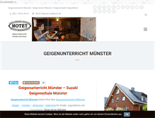 Tablet Screenshot of geigenunterricht-muenster.de